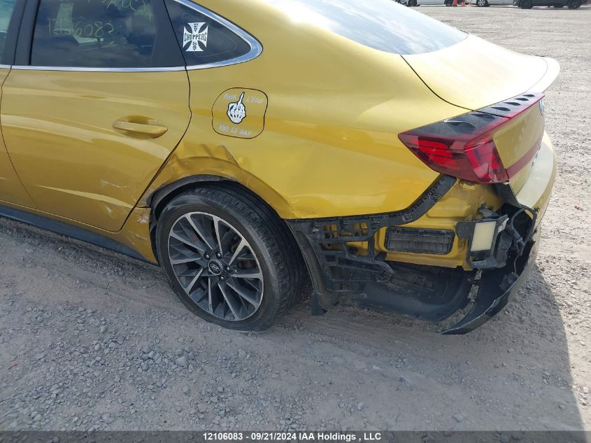 2020 Hyundai Sonata Ultimate VIN: 5NPEH4J29LH003878 Lot: 12106083