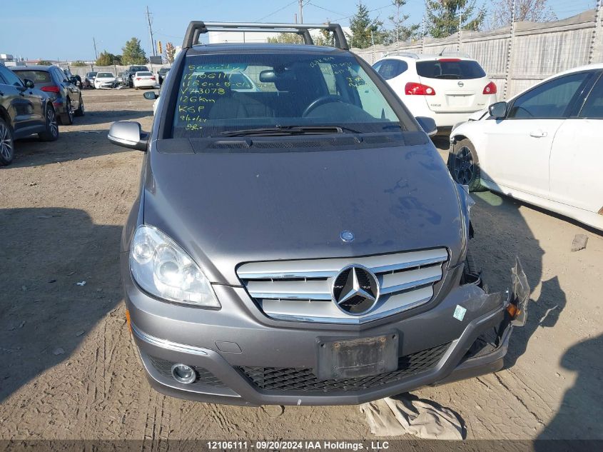 WDDFH3DB2BJ713078 2011 Mercedes-Benz B-Class