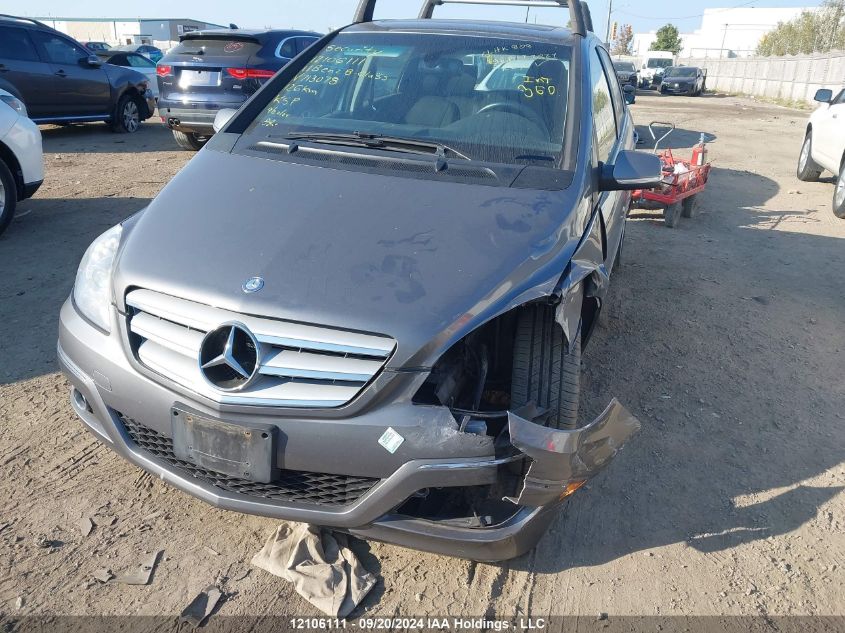 2011 Mercedes-Benz B-Class VIN: WDDFH3DB2BJ713078 Lot: 12106111