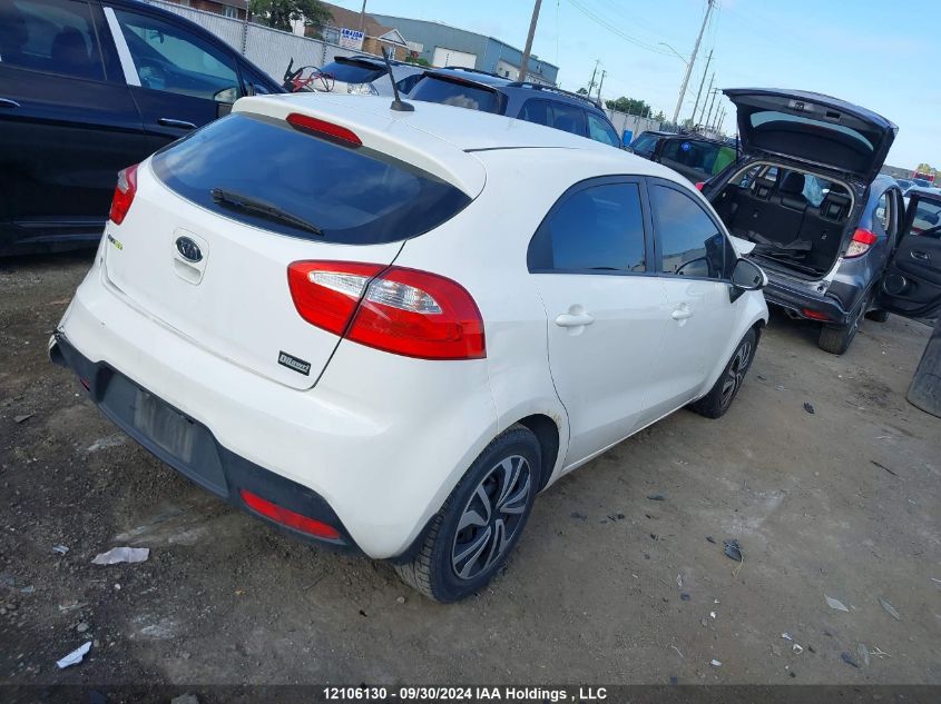 2013 Kia Rio VIN: KNADM5A37D6768473 Lot: 12106130