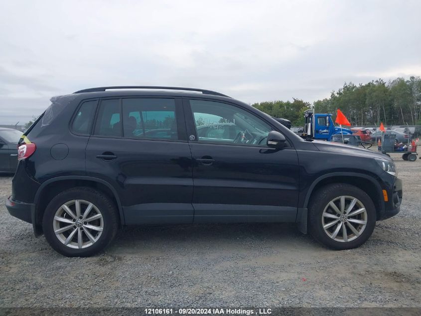 2017 Volkswagen Tiguan VIN: WVGNV7AX6HW501295 Lot: 12106161