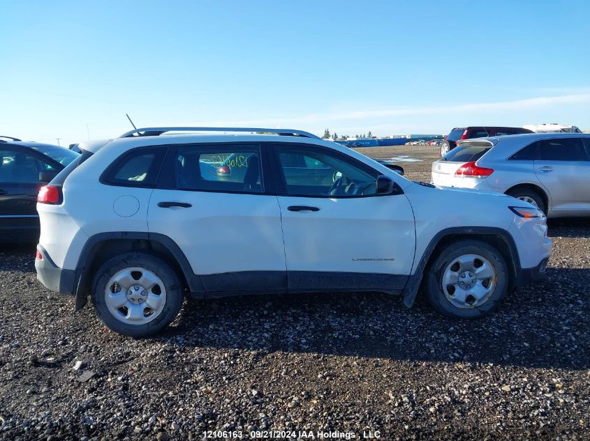 2015 Jeep Cherokee Sport VIN: 1C4PJLAB8FW738163 Lot: 12106163