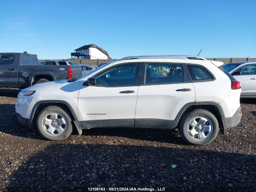 2015 Jeep Cherokee Sport VIN: 1C4PJLAB8FW738163 Lot: 12106163