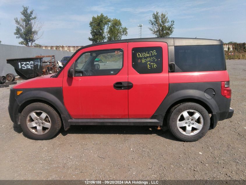 2005 Honda Element VIN: 5J6YH18605L800405 Lot: 12106188