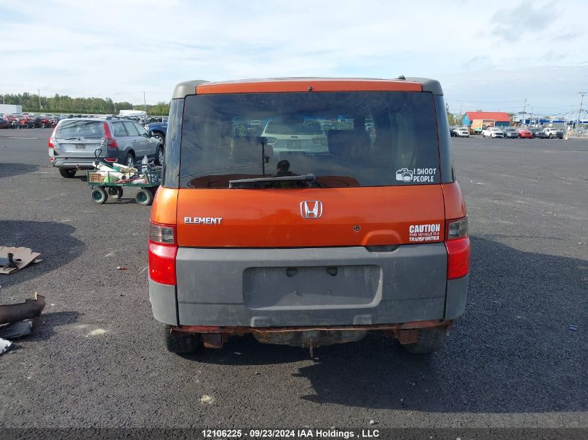 2004 Honda Element VIN: 5J6YH27584L800326 Lot: 12106225