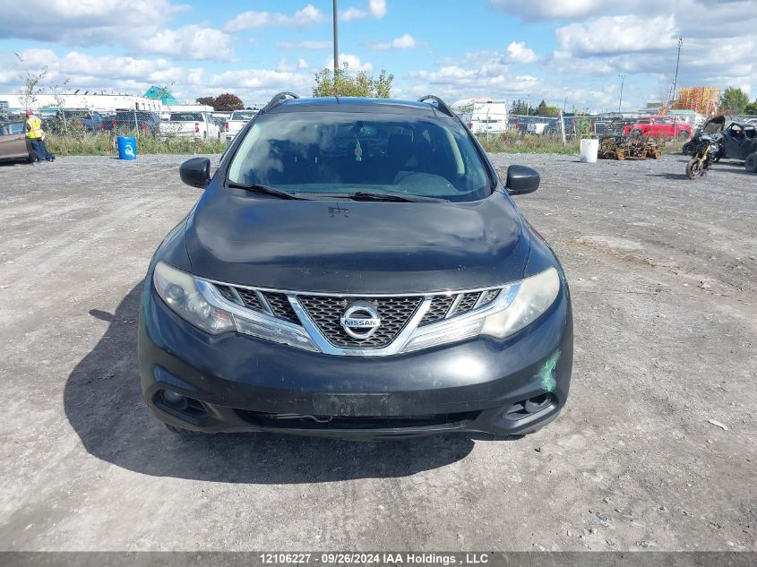 2011 Nissan Murano Sv VIN: JN8AZ1MW8BW155088 Lot: 12106227