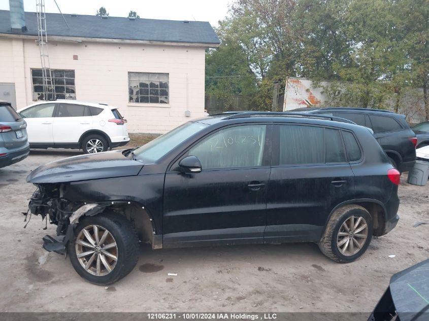 2017 Volkswagen Tiguan VIN: WVGNV7AX9HW512856 Lot: 12106231