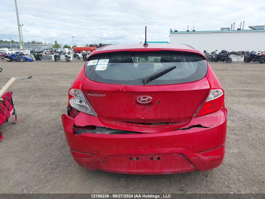 2014 Hyundai Accent Gls/Gs VIN: KMHCT5AE9EU184152 Lot: 12106238