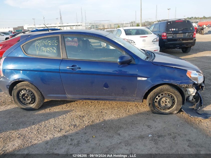 2010 Hyundai Accent Se VIN: KMHCN3BC6AU174832 Lot: 12106255