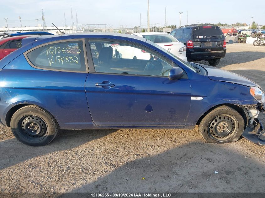 2010 Hyundai Accent Se VIN: KMHCN3BC6AU174832 Lot: 12106255