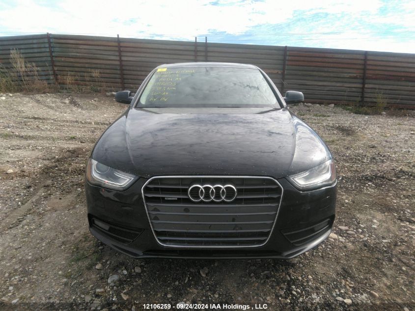 2014 Audi A4 VIN: WAUBFCFLXEN018023 Lot: 12106259