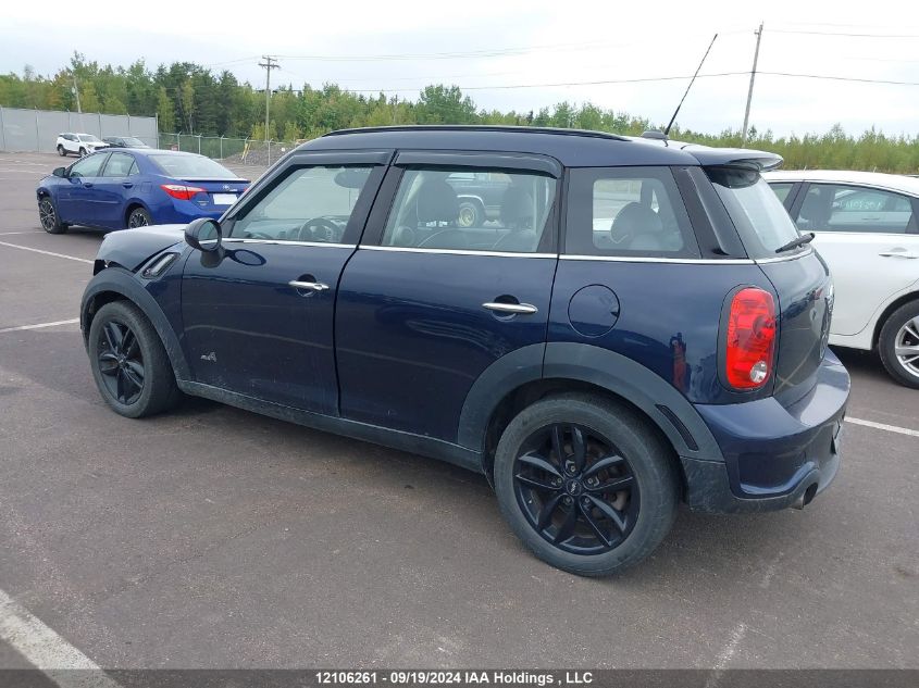 2012 Mini Cooper Countryman VIN: WMWZC5C57CWL59430 Lot: 12106261