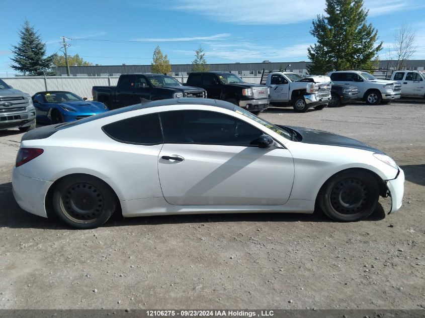 2011 Hyundai Genesis Coupe 2.0T VIN: KMHHT6KD6BU058263 Lot: 12106275