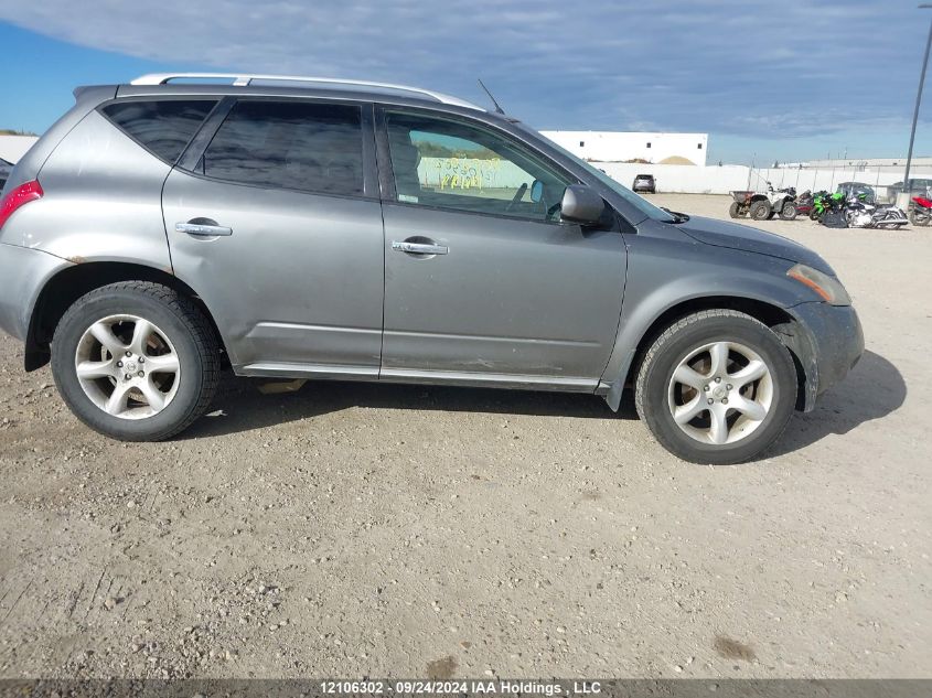 2007 Nissan Murano Sl/Se/S VIN: JN8AZ08W17W664192 Lot: 12106302