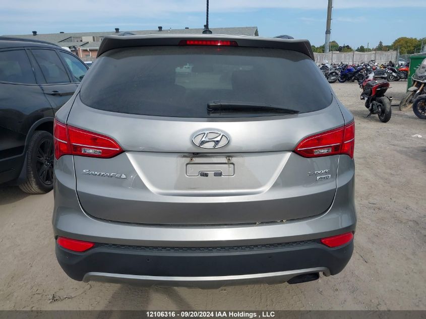 2016 Hyundai Santa Fe Sport VIN: 5XYZUDLB6GG375752 Lot: 12106316