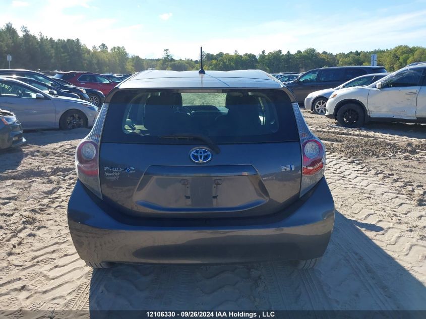 2012 Toyota Prius C VIN: JTDKDTB35C1513460 Lot: 12106330