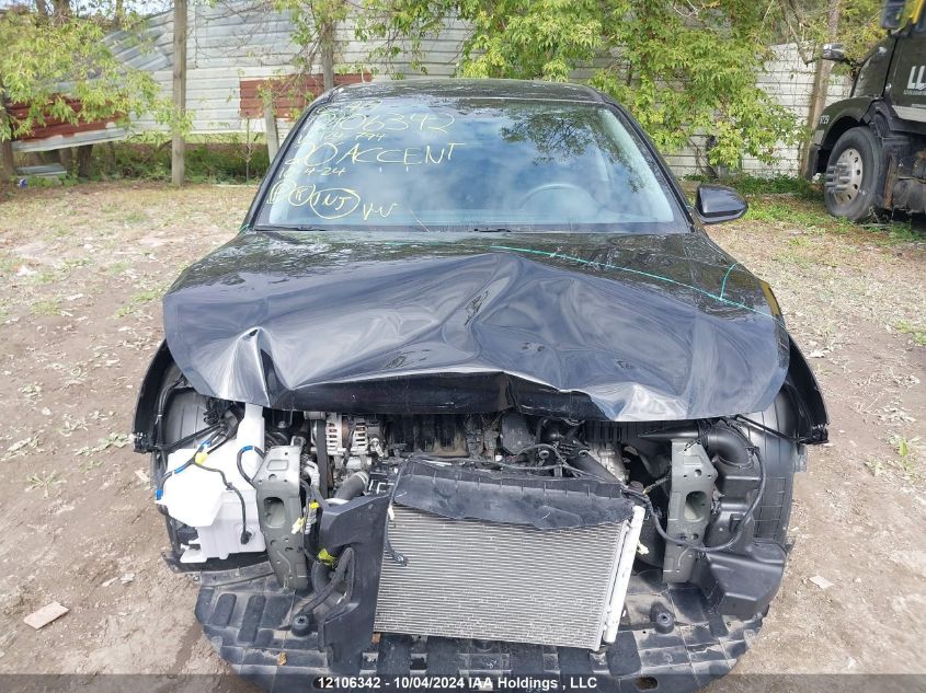 2020 Hyundai Accent Se/Sel VIN: 3KPC25A68LE124794 Lot: 12106342