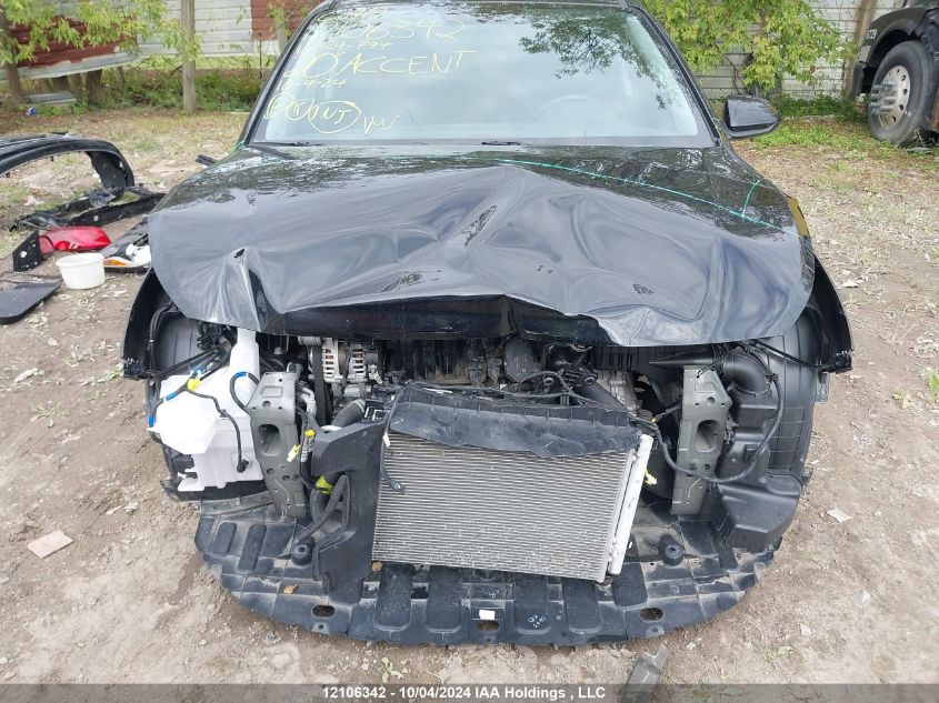 2020 Hyundai Accent Se/Sel VIN: 3KPC25A68LE124794 Lot: 12106342