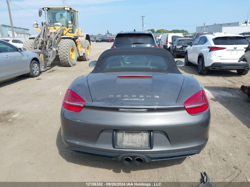 2013 Porsche Boxster S VIN: WP0CB2A85DS132544 Lot: 12106352