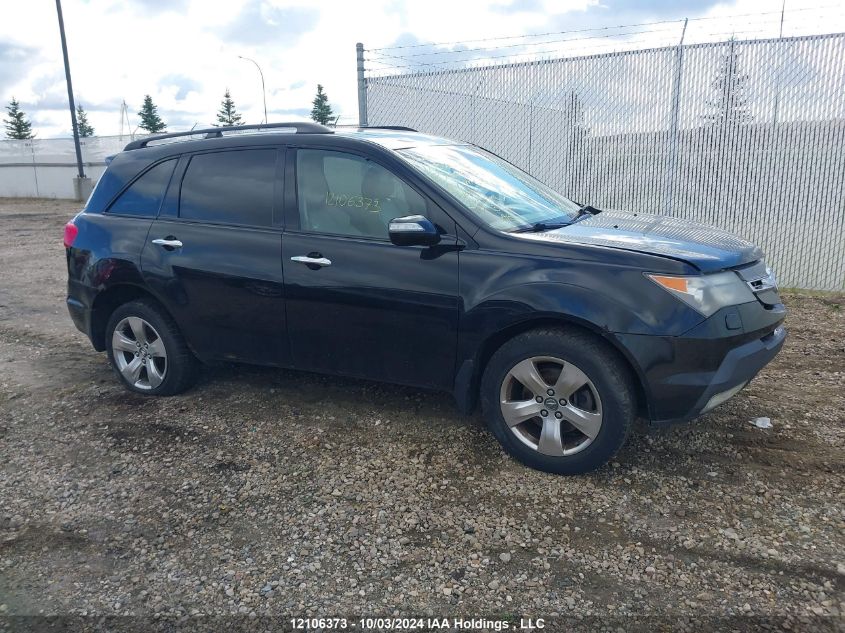 2007 Acura Mdx VIN: 2HNYD28817H003681 Lot: 12106373