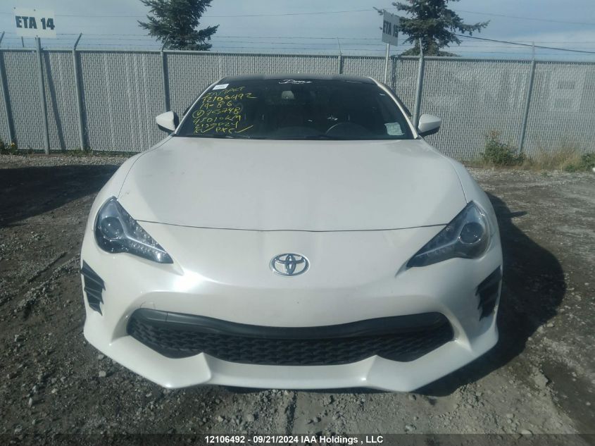 2019 Toyota 86 VIN: JF1ZNAA15K9703748 Lot: 12106492