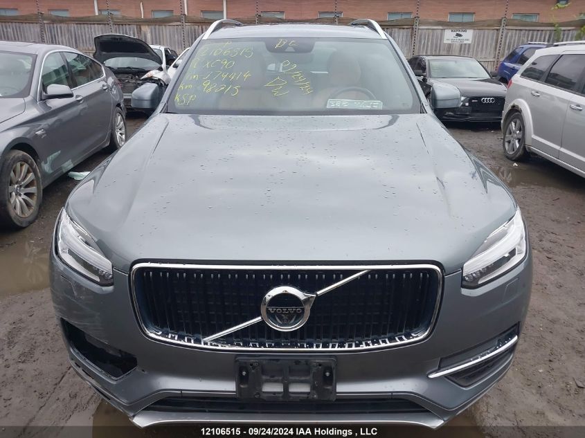 2018 Volvo Xc90 VIN: YV4A22PK6J1374414 Lot: 12106515