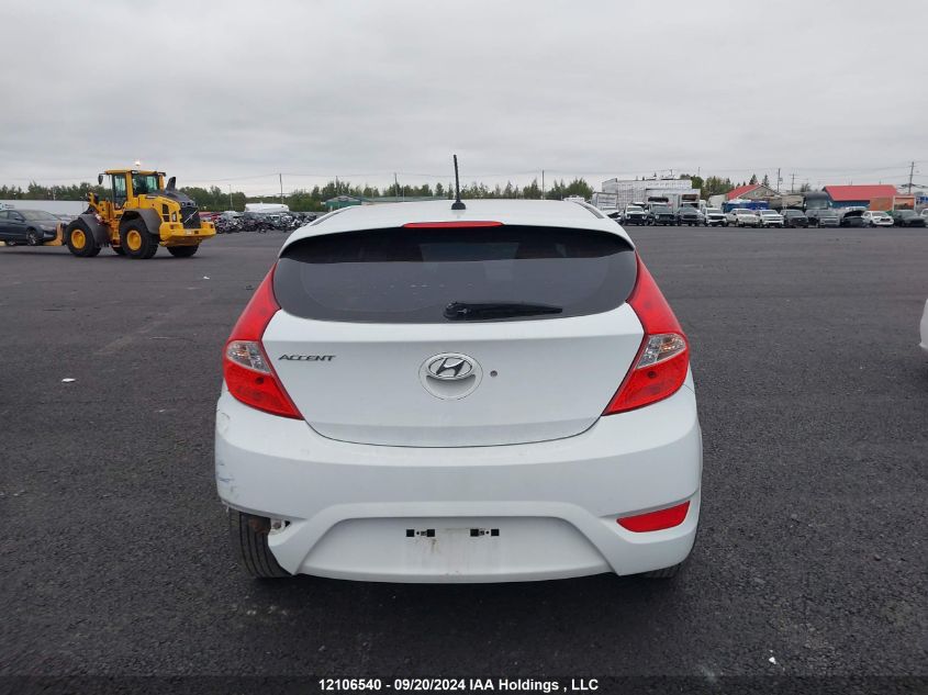 2014 Hyundai Accent Gls/Se VIN: KMHCU5AE8EU151740 Lot: 12106540