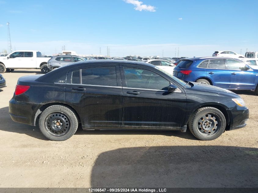 2013 Chrysler 200 Lx VIN: 1C3CCBAB2DN569722 Lot: 12106547