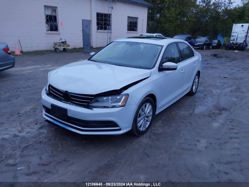 2017 Volkswagen Jetta Sedan VIN: 3VWDB7AJ1HM278519 Lot: 12106645