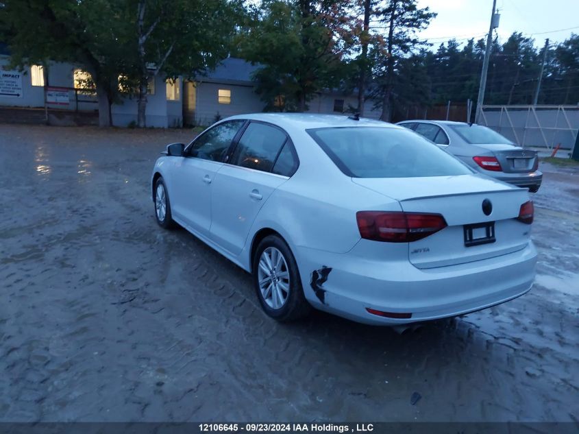 2017 Volkswagen Jetta Sedan VIN: 3VWDB7AJ1HM278519 Lot: 12106645