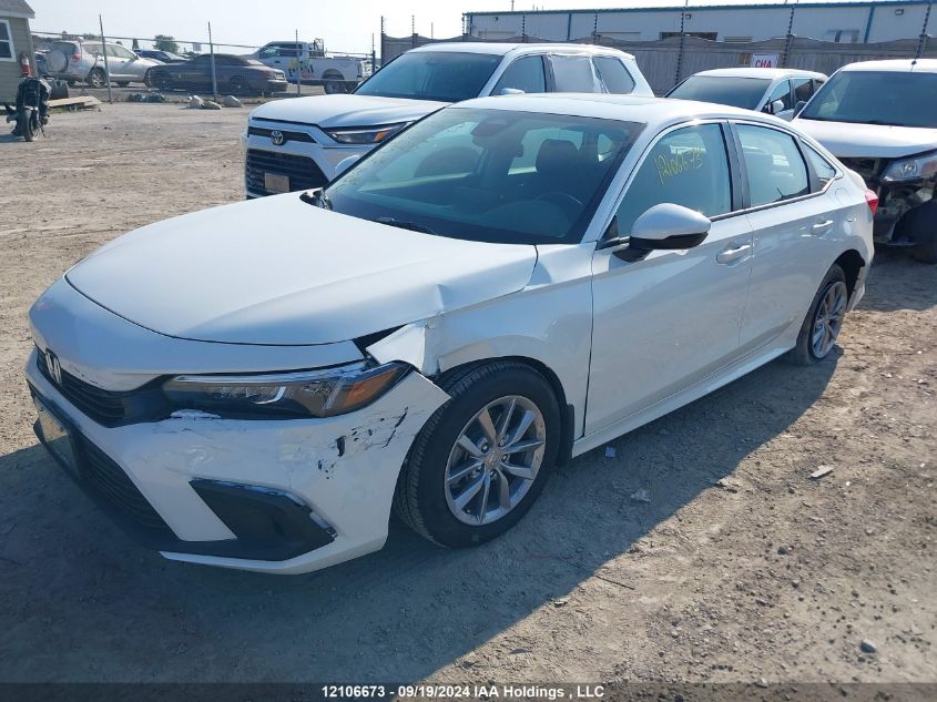 2024 Honda Civic Sedan VIN: 2HGFE2F34RH112237 Lot: 12106673