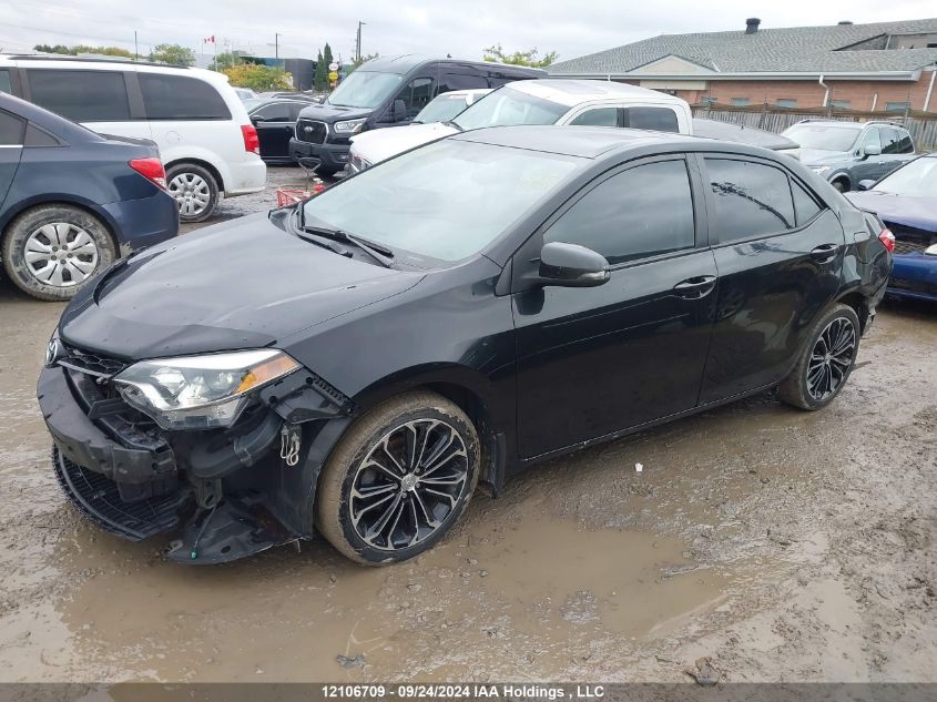 2015 Toyota Corolla S VIN: 2T1BURHE1FC449851 Lot: 12106709