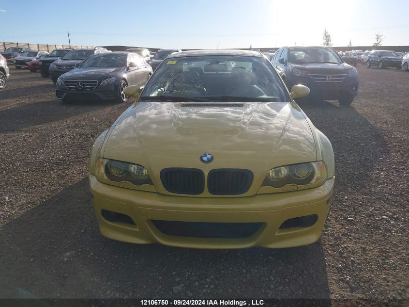 2003 BMW M3 VIN: WBSBL93473JR23733 Lot: 12106750