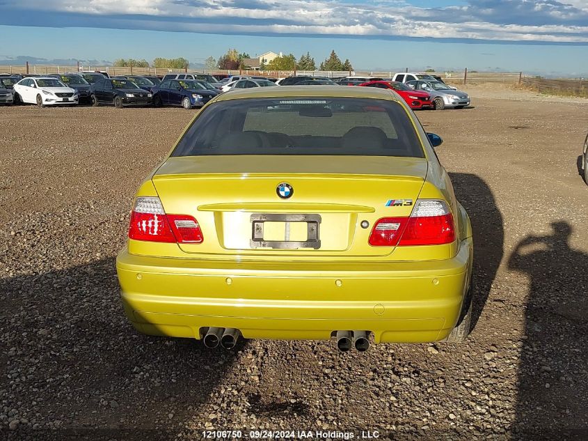 2003 BMW M3 VIN: WBSBL93473JR23733 Lot: 12106750