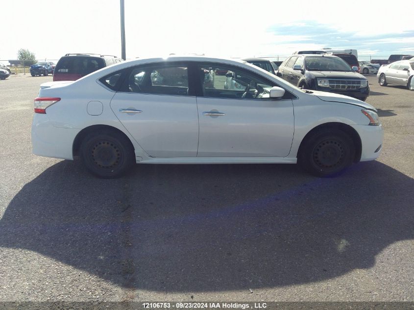 2015 Nissan Sentra VIN: 3N1AB7AP4FL654405 Lot: 12106753