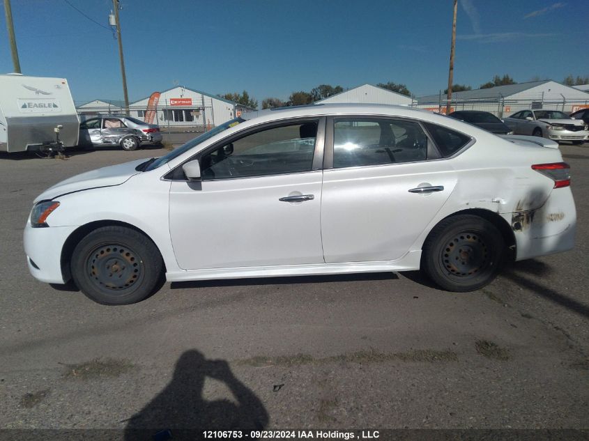 2015 Nissan Sentra VIN: 3N1AB7AP4FL654405 Lot: 12106753