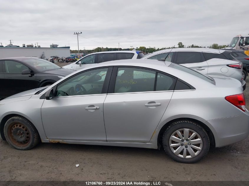 2011 Chevrolet Cruze VIN: 1G1PA5SH1B7272023 Lot: 12106760