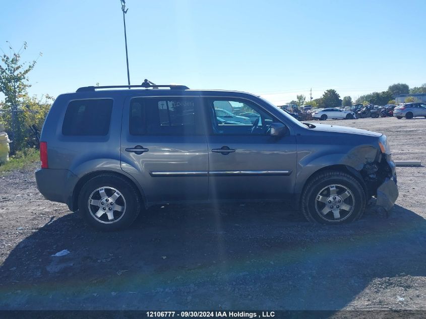 2011 Honda Pilot Touring VIN: 5FNYF4H98BB506546 Lot: 12106777