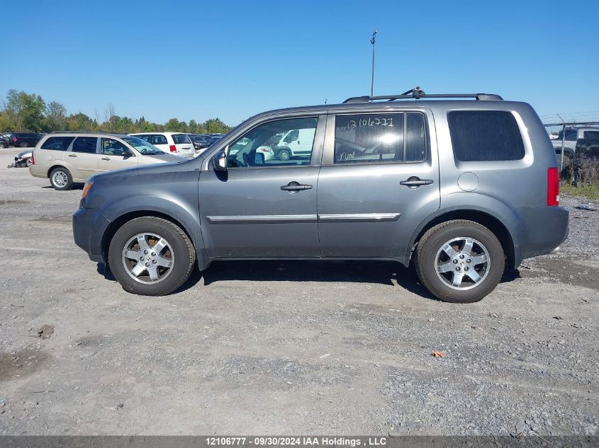 2011 Honda Pilot Touring VIN: 5FNYF4H98BB506546 Lot: 12106777