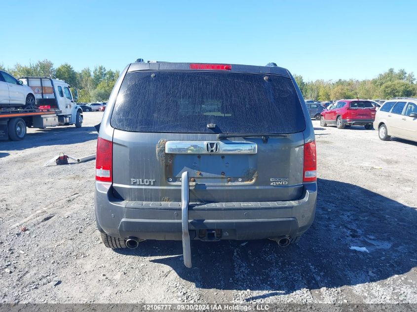 2011 Honda Pilot Touring VIN: 5FNYF4H98BB506546 Lot: 12106777