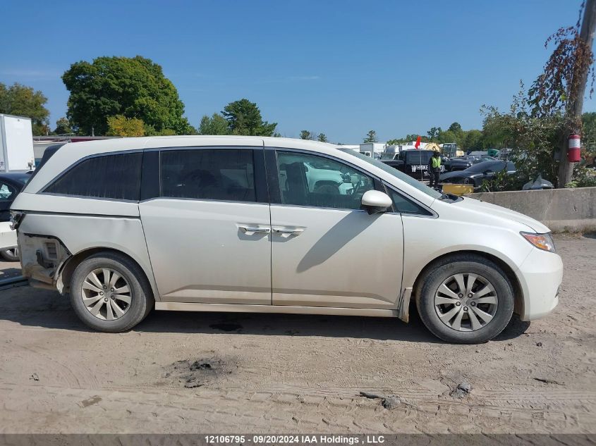 2017 Honda Odyssey Ex VIN: 5FNRL5H40HB502099 Lot: 12106795