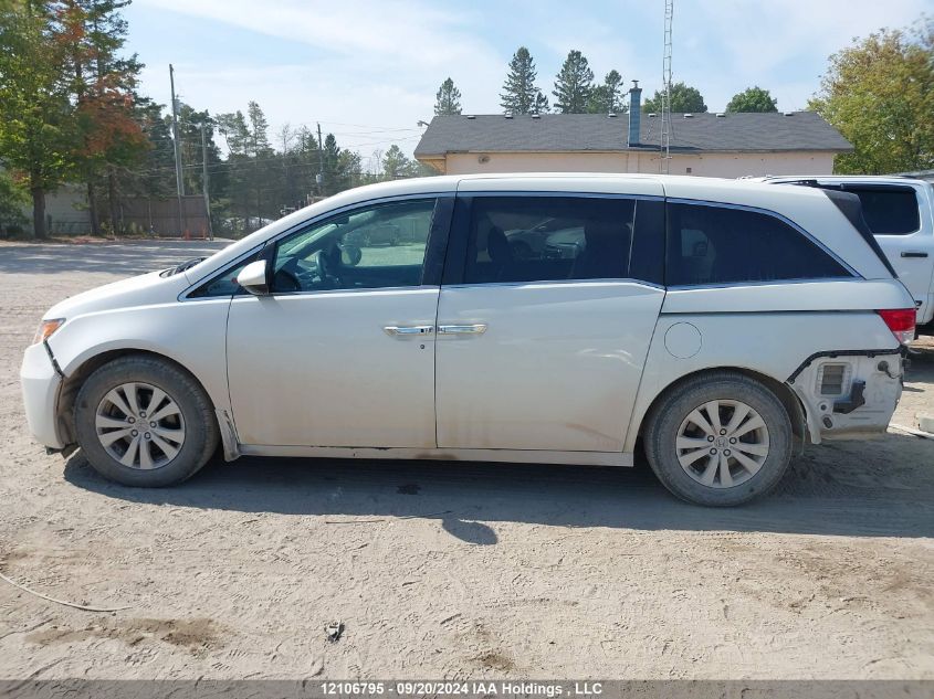 2017 Honda Odyssey Ex VIN: 5FNRL5H40HB502099 Lot: 12106795