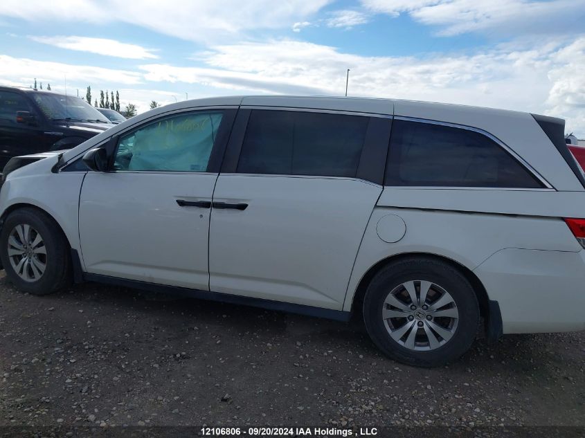 5FNRL5H33FB510380 2015 Honda Odyssey Se