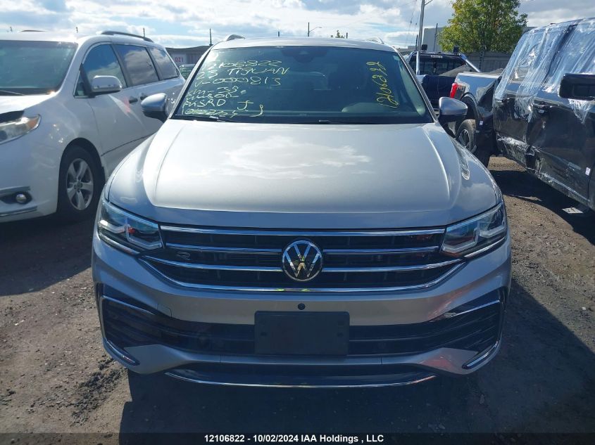 2023 Volkswagen Tiguan VIN: 3VV4B7AX5PM000813 Lot: 12106822