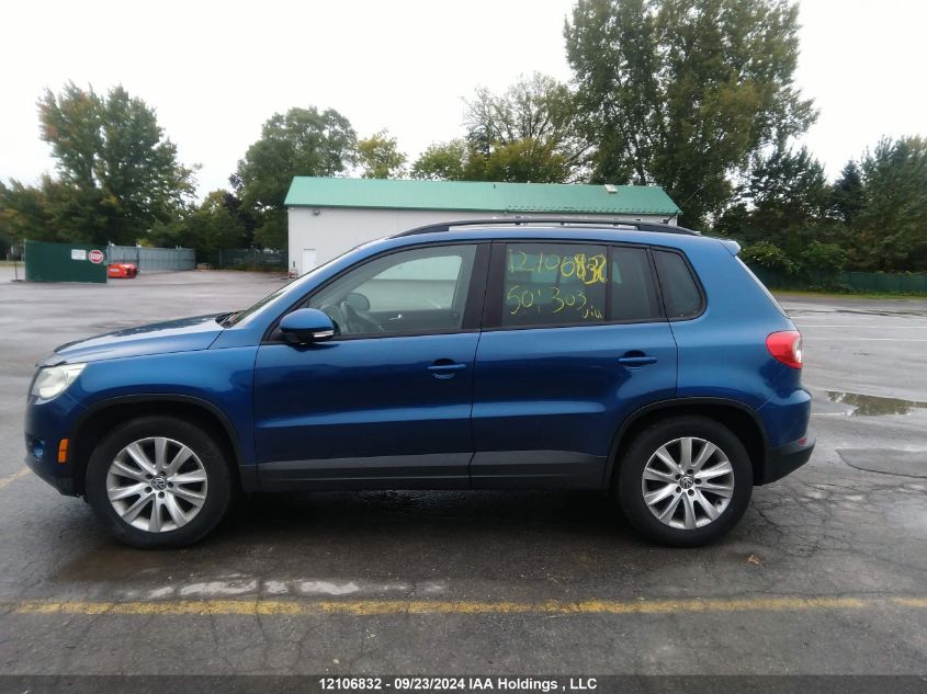 2010 Volkswagen Tiguan VIN: WVGBV7AX0AW501303 Lot: 12106832