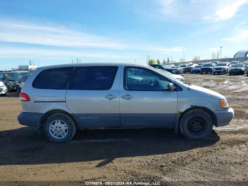 2002 Toyota Sienna Ce VIN: 4T3ZF19C82U480327 Lot: 12106915