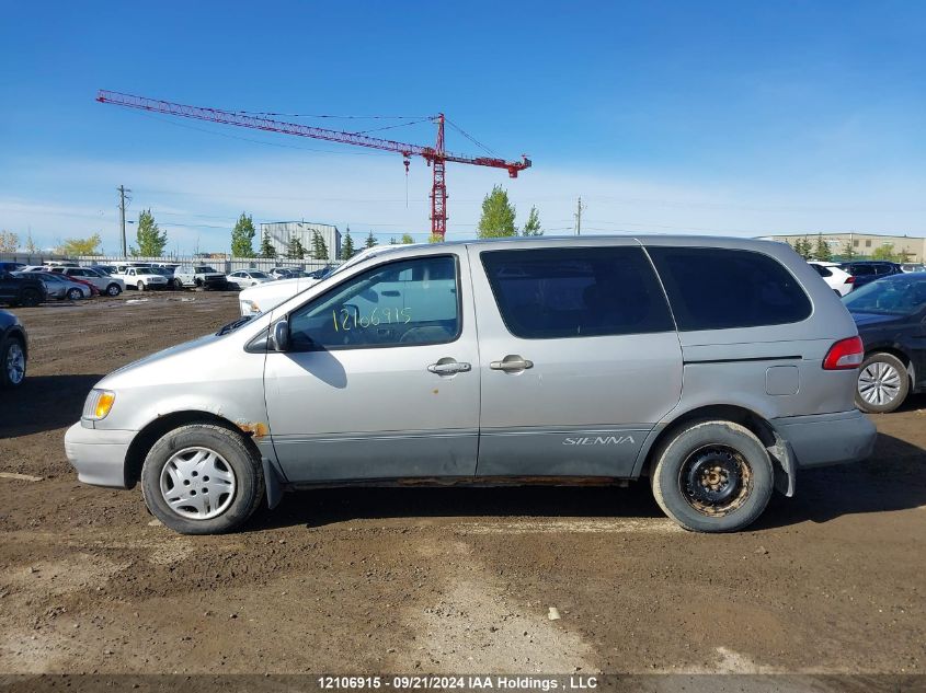 2002 Toyota Sienna Ce VIN: 4T3ZF19C82U480327 Lot: 12106915