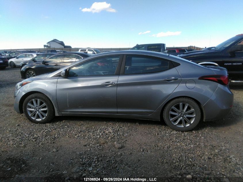 2015 Hyundai Elantra Se/Sport/Limited VIN: KMHDH4AE9FU297309 Lot: 12106924