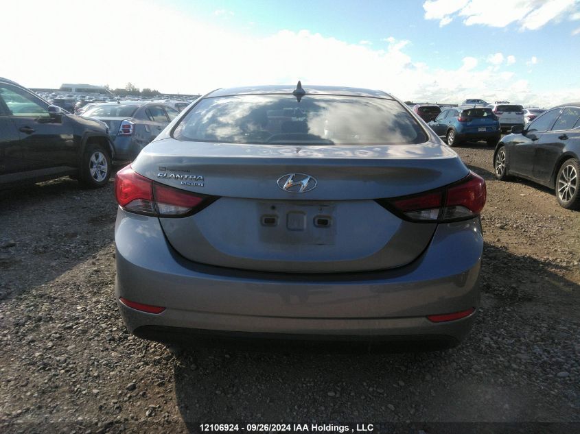 2015 Hyundai Elantra Se/Sport/Limited VIN: KMHDH4AE9FU297309 Lot: 12106924