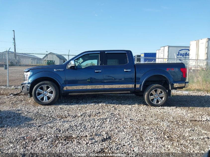 2019 Ford F150 Supercrew VIN: 1FTEW1E42KFC93051 Lot: 12106980